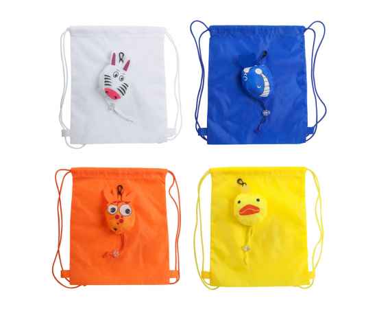 Детский рюкзак ELANIO складной, курица, BO7528S2996, Цвет: желтый, изображение 3