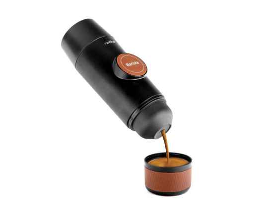 Портативная кофемашина Barista c быстрой зарядкой с логотипом Rombica, 595539.1, изображение 2