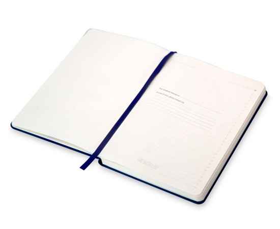 Бизнес-блокнот А5 С3 soft-touch с магнитным держателем для ручки, 335662clr, Цвет: темно-синий, изображение 3