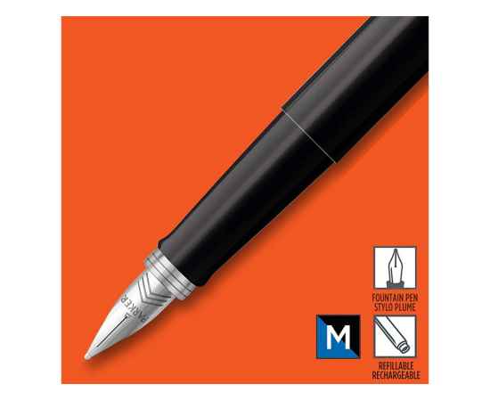 Ручка перьевая Parker Jotter Originals, M, 2096430, Цвет: черный,серебристый, изображение 4