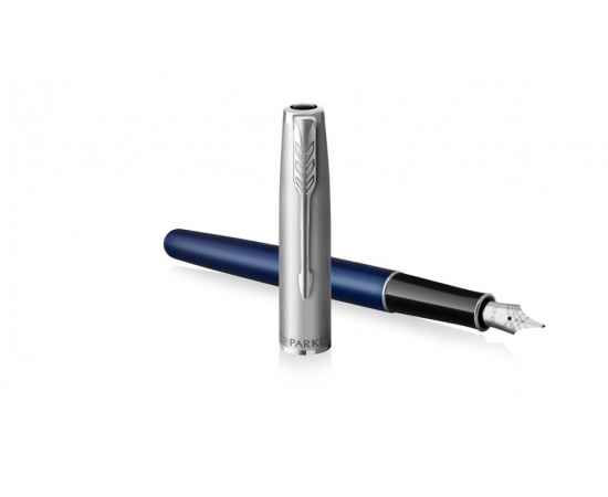 Перьевая ручка Parker Sonnet, F, 2146747, Цвет: синий,серебристый,черный, изображение 3