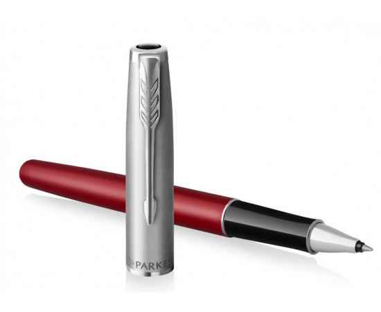 Ручка роллер Parker Sonnet, 2146770, Цвет: красный,черный,серебристый, изображение 3