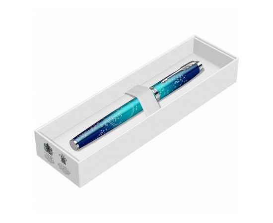 Перьевая ручка Parker IM Royal, F, 2152859, Цвет: голубой,синий,серебристый, изображение 6