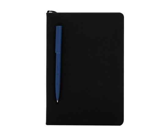 Бизнес-блокнот А5 С3 soft-touch с магнитным держателем для ручки, 335657clr, Цвет: черный, изображение 7