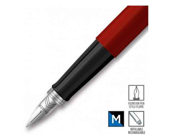 Ручка перьевая Parker Jotter Originals, M, 2096872, Цвет: красный,серебристый, изображение 4