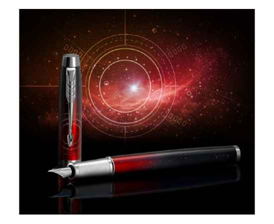 Перьевая ручка Parker IM Royal, F, 2152996, Цвет: красный,серебристый, изображение 8