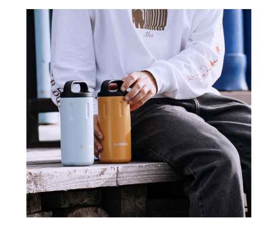 Вакуумный термос с керамическим покрытием Bottle, 590 мл, 590 мл, 189529, Цвет: оранжевый, Объем: 590, Размер: 590 мл, изображение 6