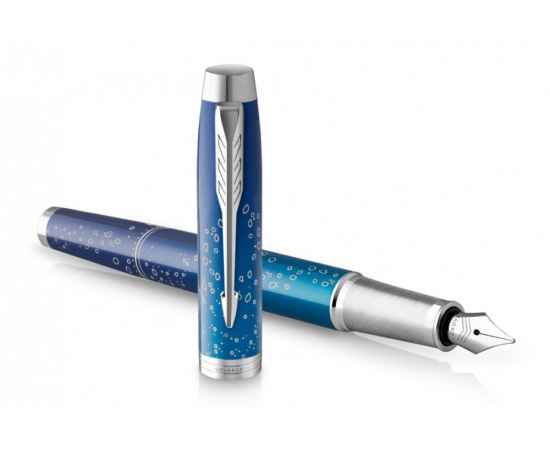 Перьевая ручка Parker IM Royal, F, 2152859, Цвет: голубой,синий,серебристый, изображение 3