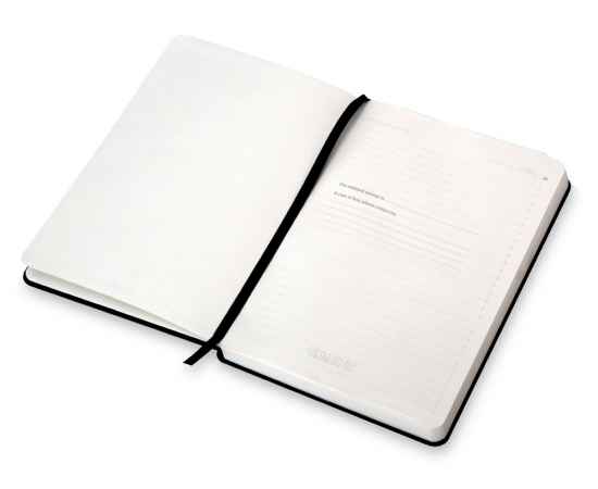 Бизнес-блокнот А5 С3 soft-touch с магнитным держателем для ручки, 335657clr, Цвет: черный, изображение 3