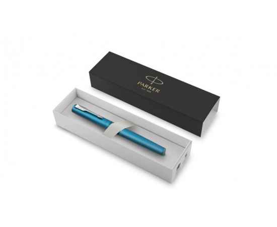 Перьевая ручка Parker Vector, F, 2159761, Цвет: синий,серебристый, изображение 2