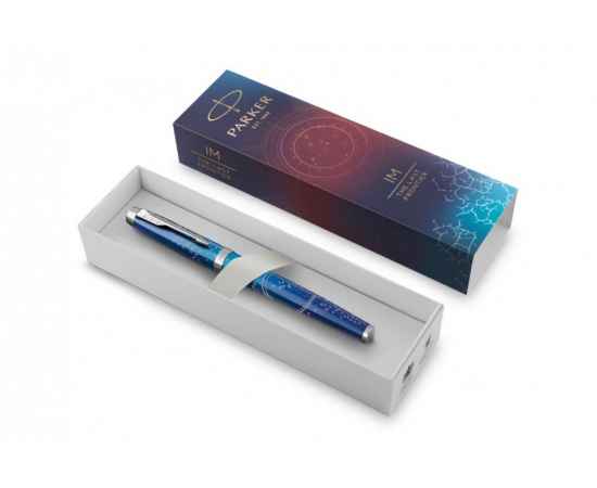 Перьевая ручка Parker IM Royal, F, 2152859, Цвет: голубой,синий,серебристый, изображение 2