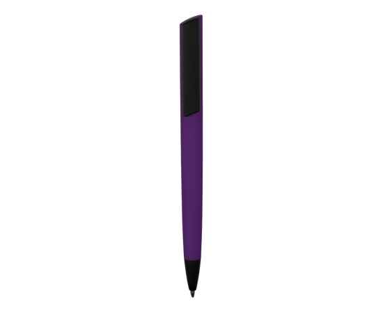 Ручка пластиковая шариковая C1 soft-touch, 16540.14clr, Цвет: черный,фиолетовый, изображение 2