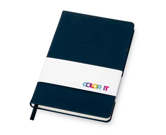 Бизнес-блокнот А5 С3 soft-touch с магнитным держателем для ручки, 335662clr, Цвет: темно-синий, изображение 8