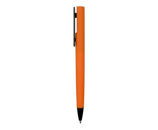 Ручка пластиковая шариковая C1 soft-touch, 16540.13clr, Цвет: черный,оранжевый, изображение 3