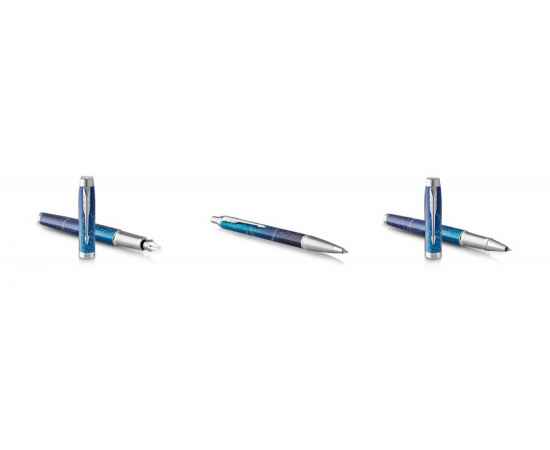 Перьевая ручка Parker IM Royal, F, 2152859, Цвет: голубой,синий,серебристый, изображение 10