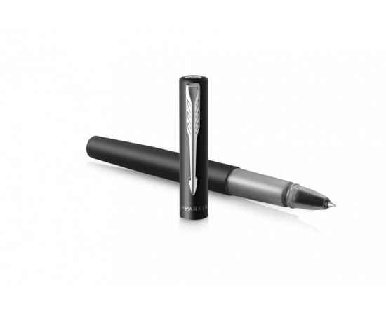 Ручка роллер Parker Vector, 2159774, Цвет: черный,серебристый, изображение 4