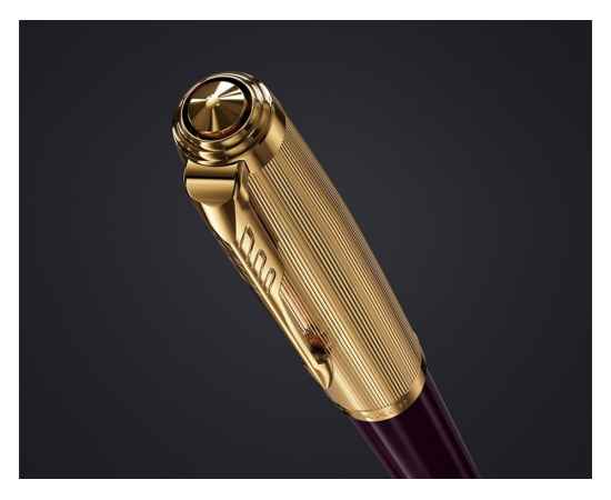Ручка шариковая Parker 51 Deluxe, 2123518, Цвет: фиолетовый,золотистый, изображение 5