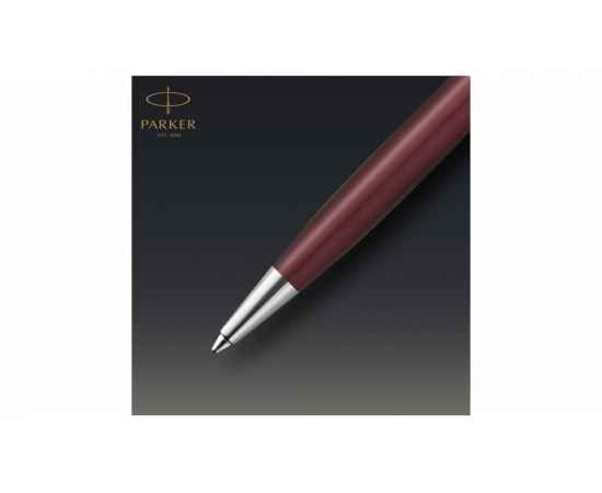 Ручка шариковая Parker Sonnet, 2119783, Цвет: красный,серебристый, изображение 5