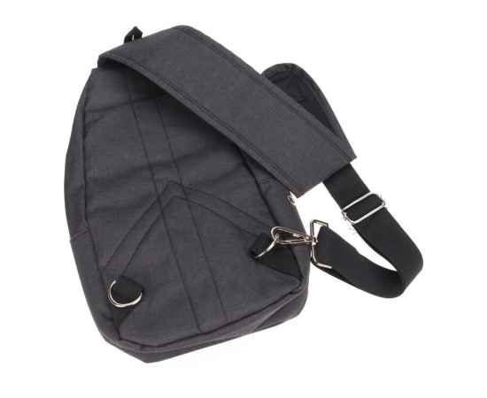 Рюкзак с одним плечевым ремнем, 73477, Цвет: бордовый,черный, изображение 4
