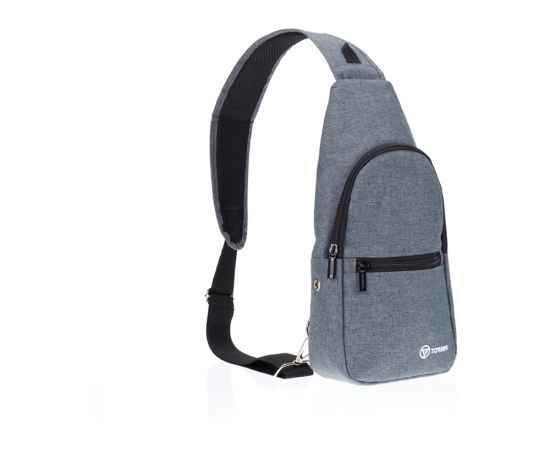 Рюкзак с одним плечевым ремнем, 73478, Цвет: серый, изображение 2