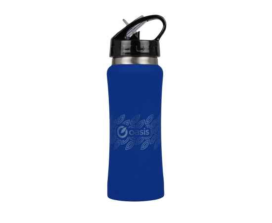Бутылка спортивная из стали Коста-Рика, 600 мл, 828022p, Цвет: синий, Объем: 600, изображение 7