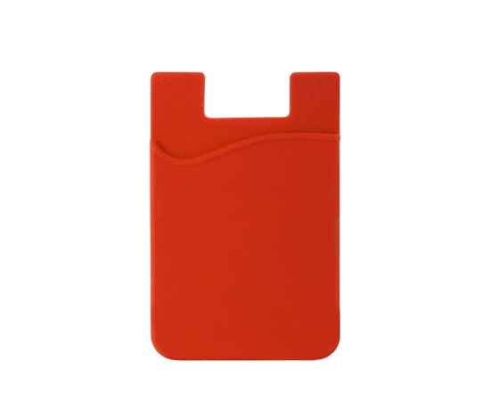 Картхолдер с креплением на телефон Gummy, 5-13421902p, Цвет: красный, изображение 3