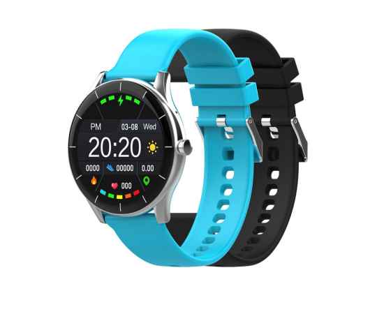 Умные часы IoT Watch GT, 2 ремешка в комплекте, 521184, Цвет: черный,голубой, изображение 5