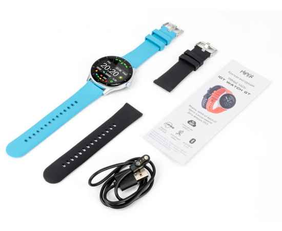 Умные часы IoT Watch GT, 2 ремешка в комплекте, 521184, Цвет: черный,голубой, изображение 6