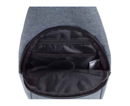 Рюкзак с одним плечевым ремнем, 73478, Цвет: серый, изображение 3