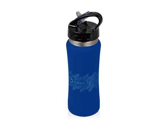 Бутылка спортивная из стали Коста-Рика, 600 мл, 828022p, Цвет: синий, Объем: 600, изображение 6