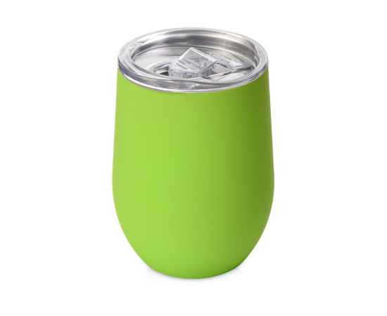 Вакуумная термокружка Sense Gum, непротекаемая крышка, soft-touch, 827403Np, Цвет: зеленое яблоко, Объем: 370