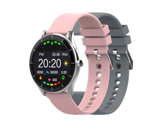 Умные часы IoT Watch GT, 2 ремешка в комплекте, 521185, Цвет: серый,розовый, изображение 5