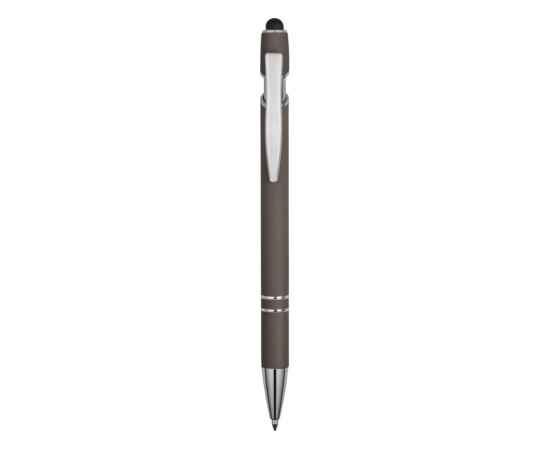 Ручка-стилус металлическая шариковая Sway soft-touch, 18381.00p, Цвет: серый, изображение 2