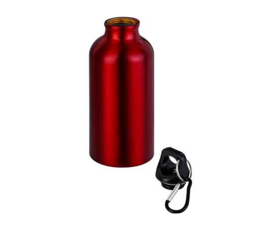 Бутылка Hip S с карабином, 400 мл, 5-10000205p, Цвет: красный, Объем: 400, изображение 2