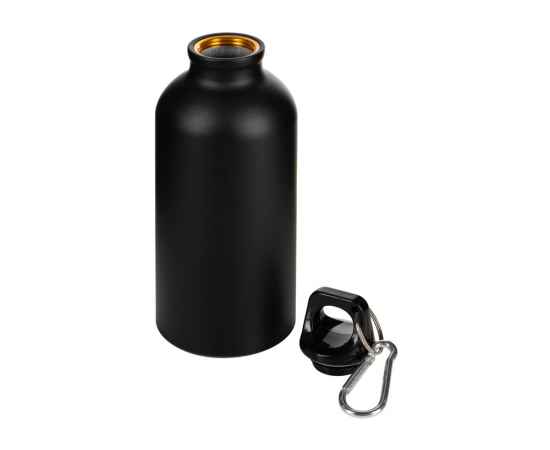 Бутылка Hip S с карабином, 400 мл, матовая, 5-10055900p, Цвет: черный, Объем: 400, изображение 2