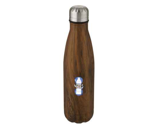 Бутылка Cove с вакуумной изоляцией и деревянным принтом, 10068371p, изображение 4