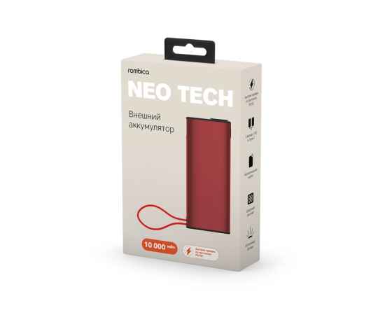Внешний аккумулятор NEO Tech, 10000 mAh, 595874, Цвет: красный, изображение 4