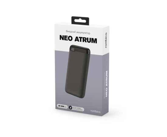 Внешний аккумулятор NEO Atrum, 20000 mAh, 595878, Цвет: черный, изображение 4