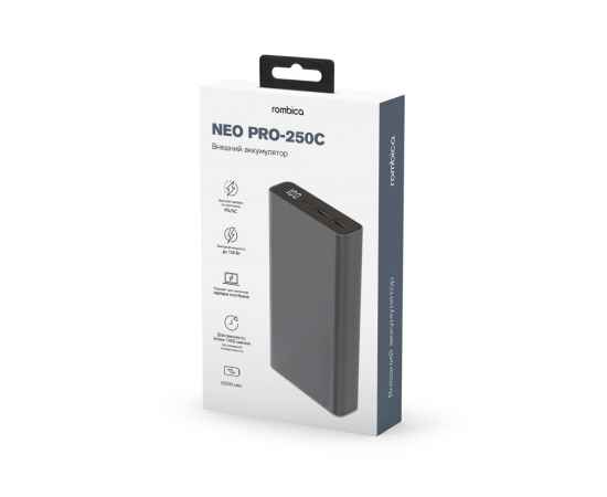 Внешний аккумулятор для ноутбуков NEO PRO-250C, 25000 mAh, 595881, Цвет: серый, изображение 4