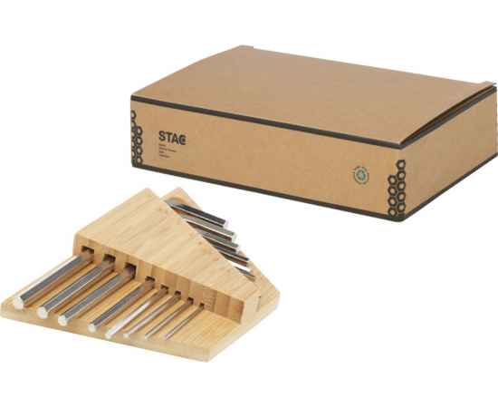 Набор инструментов Allen с шестигранным ключом из бамбука, 10457606, изображение 5