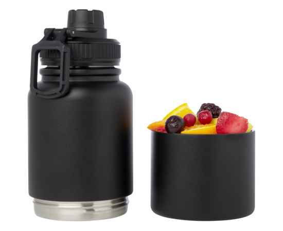 Бутылка-термос для воды Dupeca, 870 мл, 10078790, Цвет: черный, Объем: 870, изображение 4