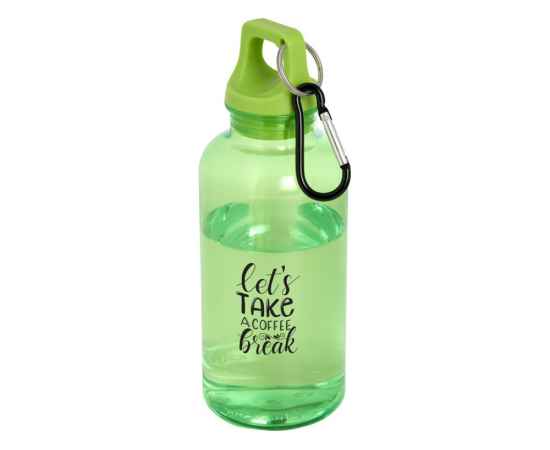 Бутылка для воды с карабином Oregon, 400 мл, 10077861, Цвет: зеленый, Объем: 400, изображение 5