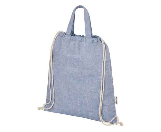 Рюкзак со шнурком Pheebs, 150 г/м2, 12070450, Цвет: светло-синий, изображение 4