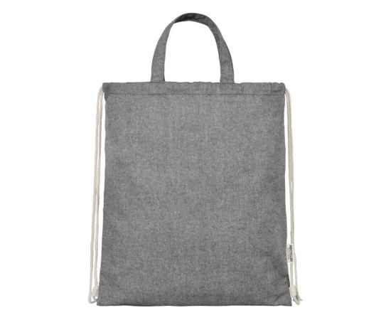 Рюкзак со шнурком Pheebs, 150 г/м2, 12070490, Цвет: черный, изображение 2