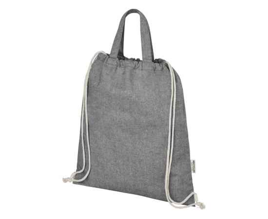 Рюкзак со шнурком Pheebs, 150 г/м2, 12070490, Цвет: черный, изображение 4