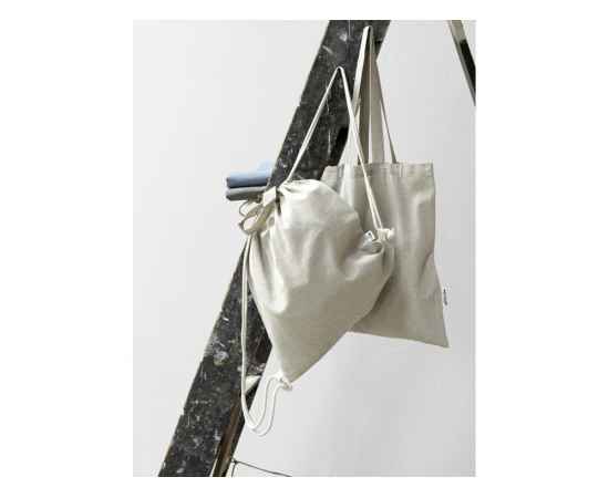 Рюкзак со шнурком Pheebs, 150 г/м2, 12070490, Цвет: черный, изображение 5