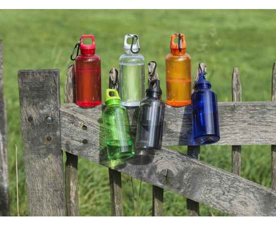 Бутылка для воды с карабином Oregon, 400 мл, 10077861, Цвет: зеленый, Объем: 400, изображение 4