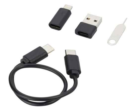 Модульный кабель для зарядки с держателем для мобильного телефона Savvy, 12436190, Цвет: черный, изображение 6