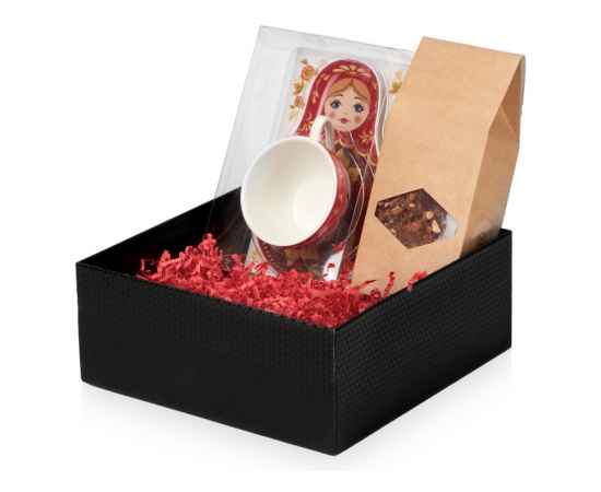 Подарочный набор: чайная пара, чай Глинтвейн, 94824, Цвет: красный,черный, изображение 2