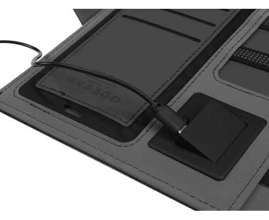 Органайзер с беспроводной зарядкой Powernote, 5000 mAh, 593918p, Цвет: светло-серый, изображение 6